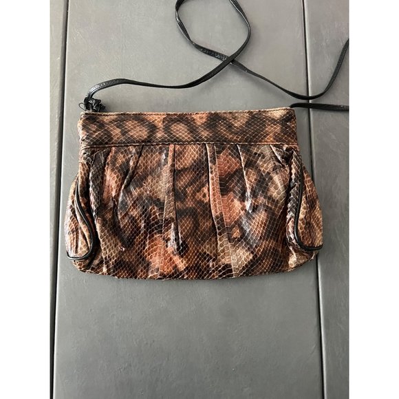 Vintage J. Renee Brown Python Shoulder Bag - Picture 5 of 7